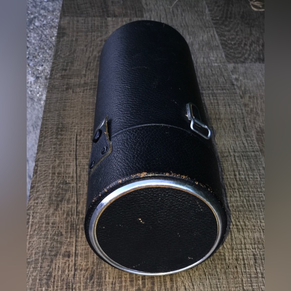 1970s Vintage Black VIVITAR Hinged Lid Foam Lined Camera Lens Carrying Case - Picture 9 of 15
